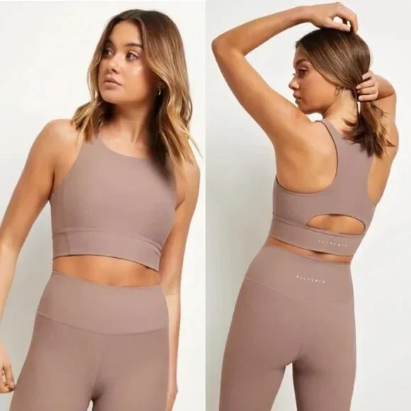 All Fenix Blush Tie Dye Longline Sports Bra NWT XS - Picture 2 of 9